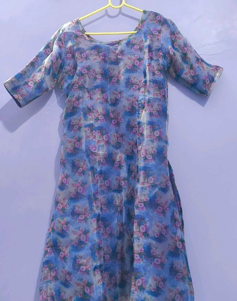 Floral Print Kurta