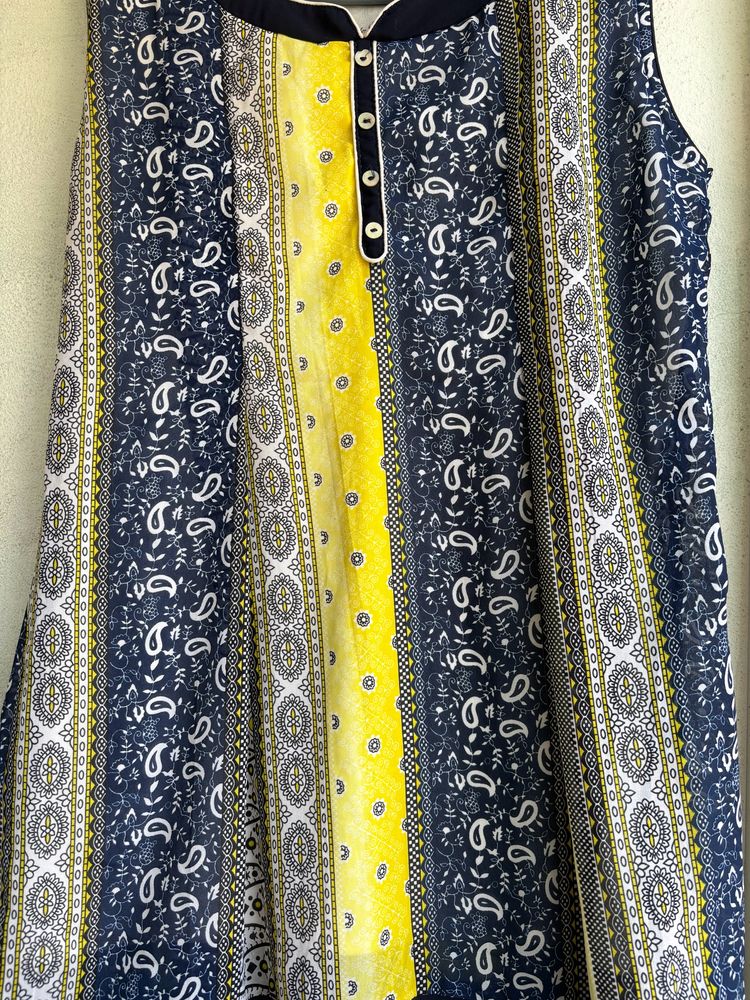 Multi Color Georgette Tunic
