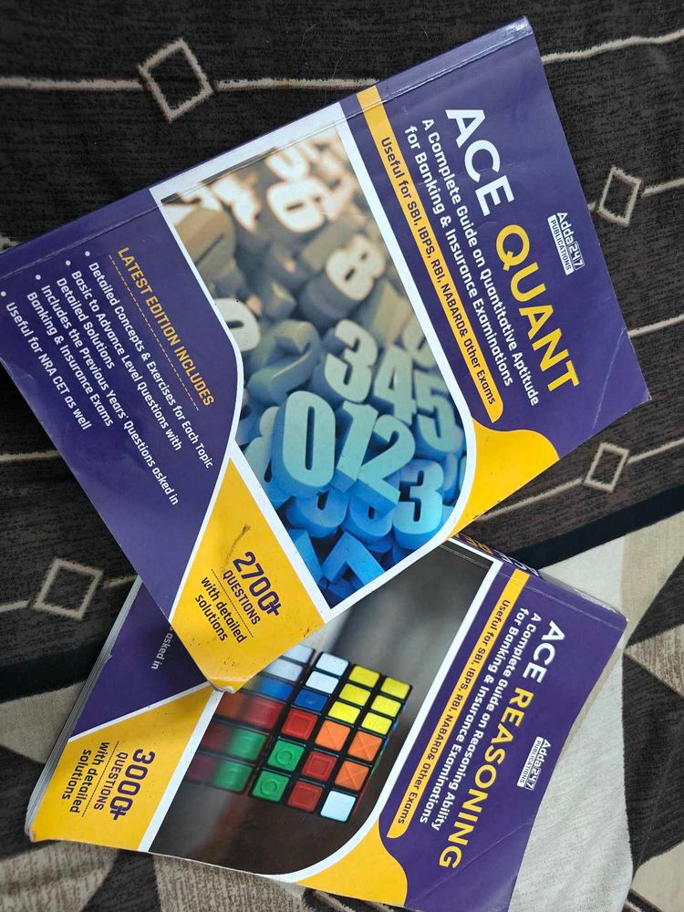Ace Books Set Of Quant And Reasoning