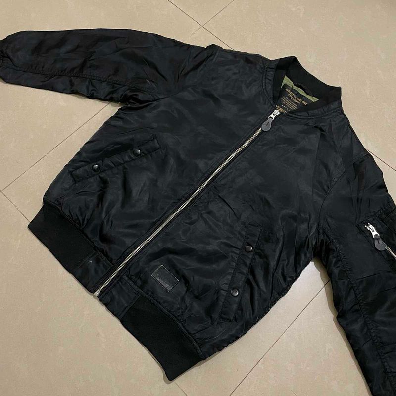 Black Bomber Jacket