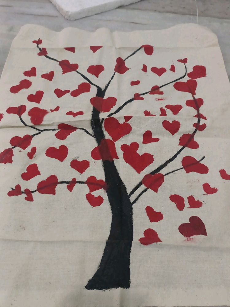 Hand Made Fabric Painting