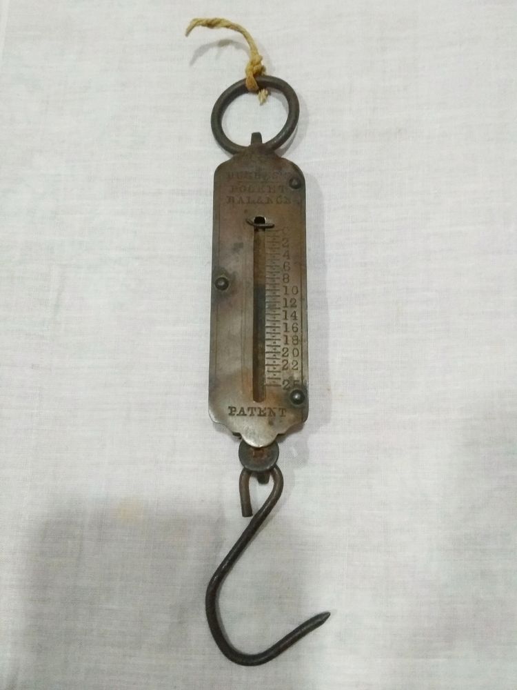 Antique Collectible &#39;Hughes&#39;s Patent Pocket Balanc