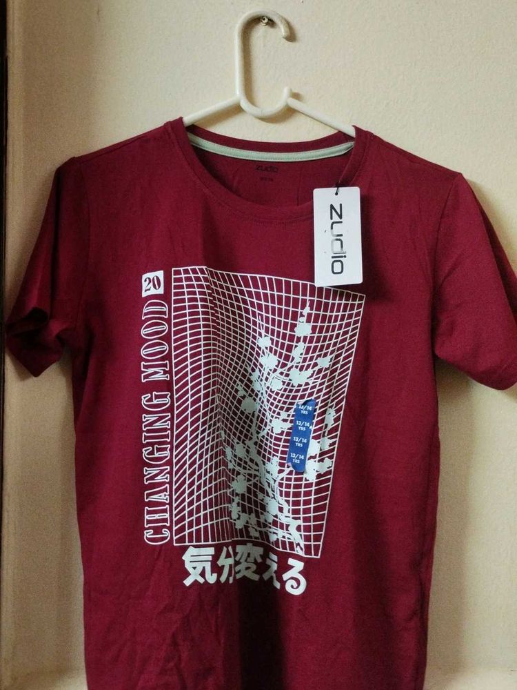 Burgundy Graphic Tee - Nucilo