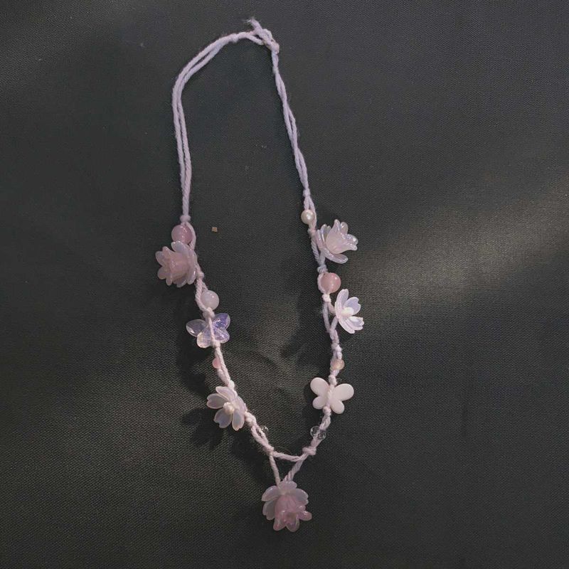 Floral Beaded Necklace