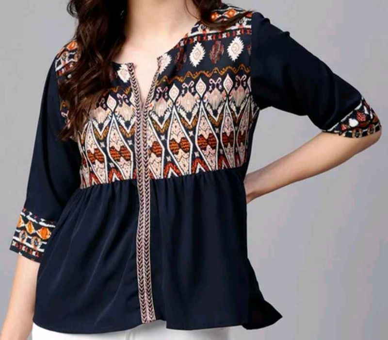 Ethnic Print Top