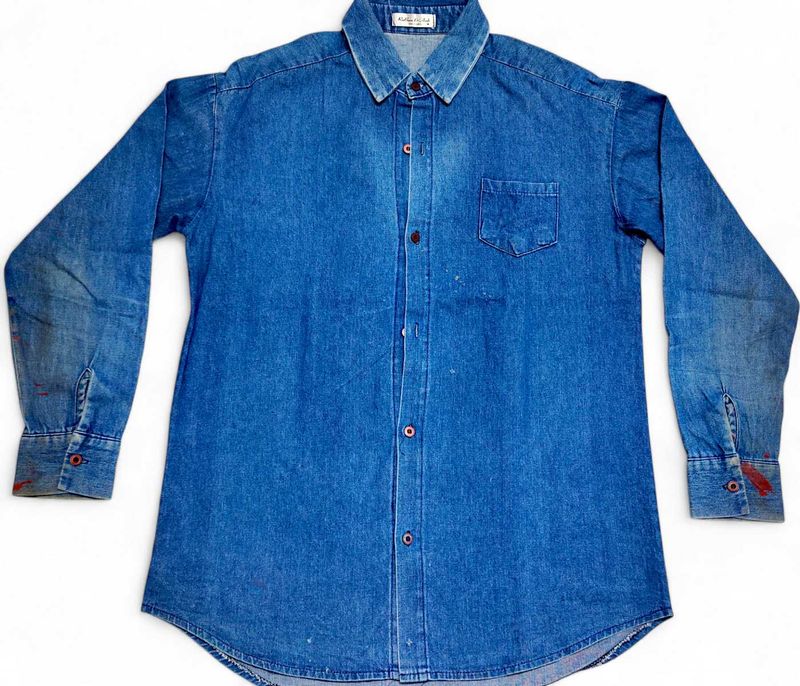 Reborn &amp; Audi Denim Graphic Shirt | Chest 42