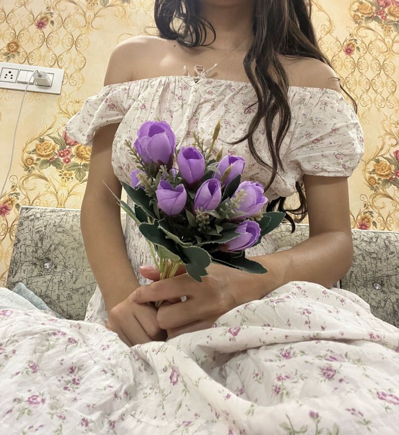 Floral Off-Shoulder Dress