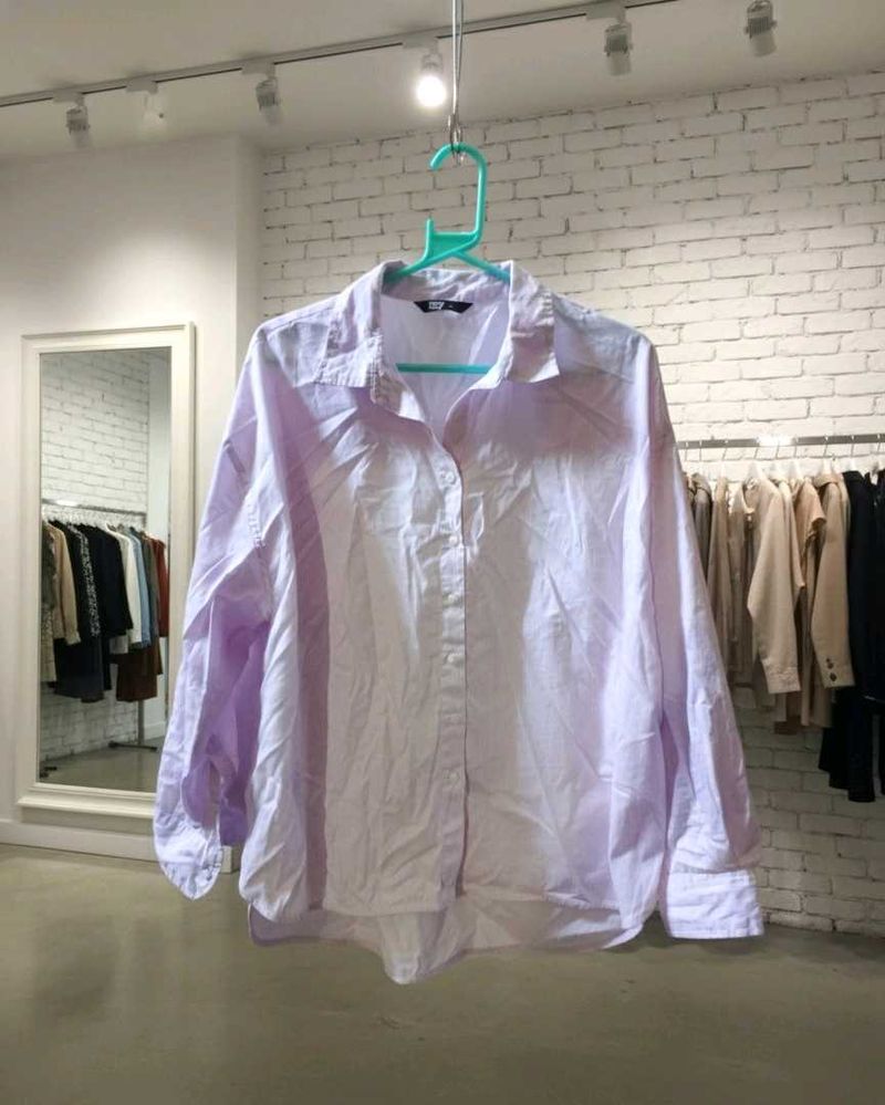 Lavender Button-Down Shirt
