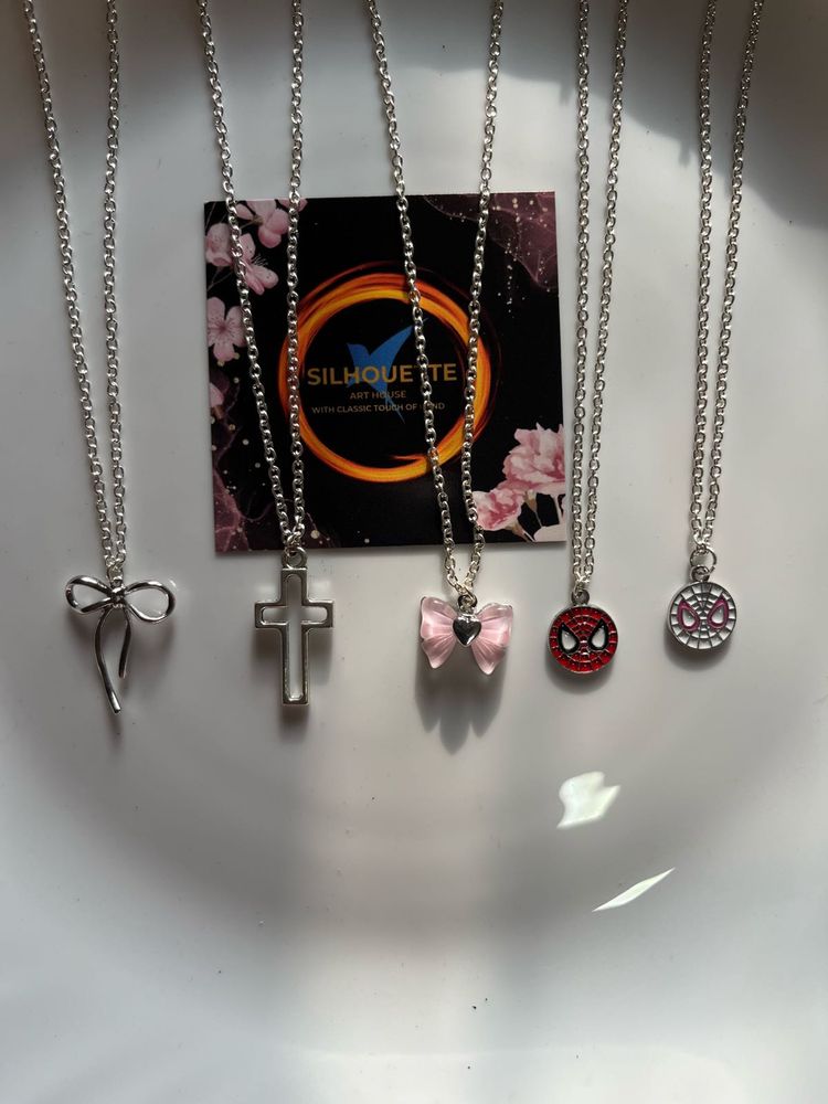 Anti-tarnished Charm Necklaces