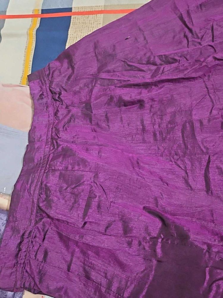 Purple Ethnic Skirt