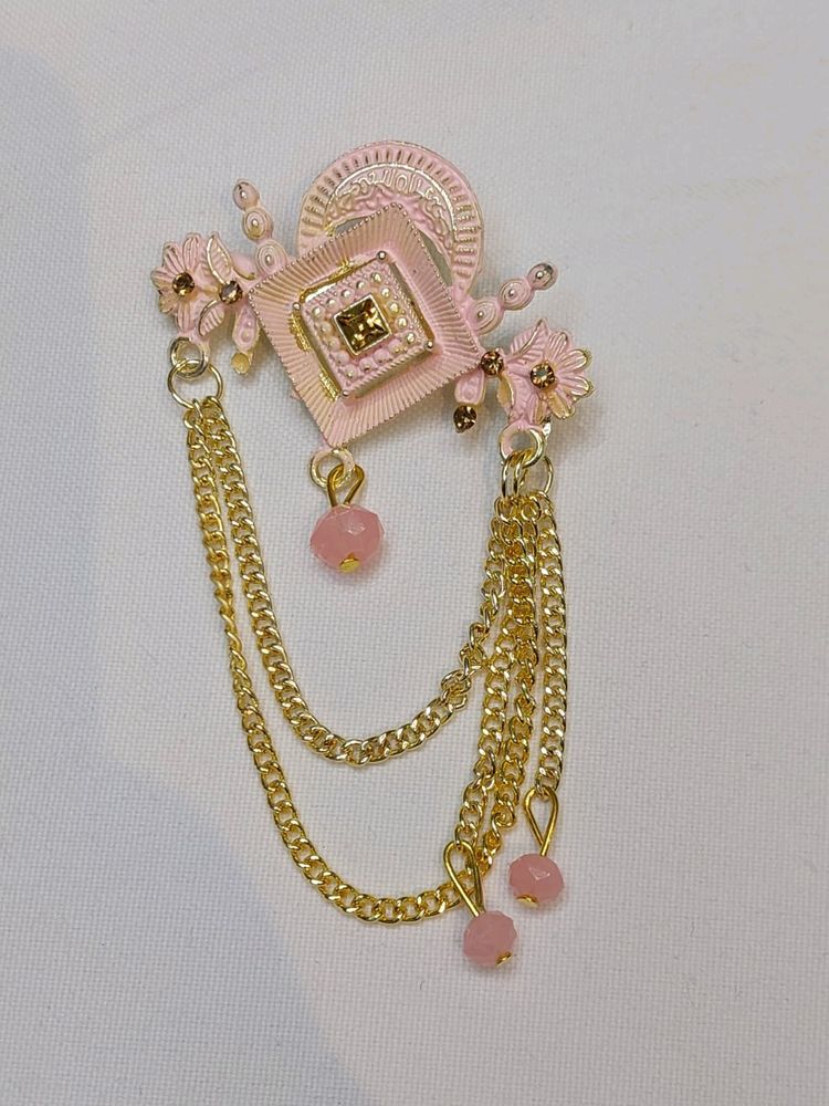 Pink Brooch For Men&#39;s Jodhpuri Coat