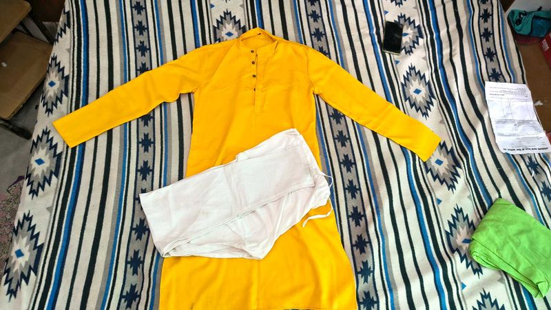 Yellow Kurta Set