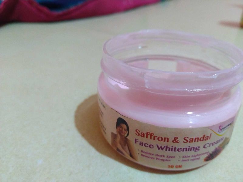 Saffron And Sandal Whitening Cream