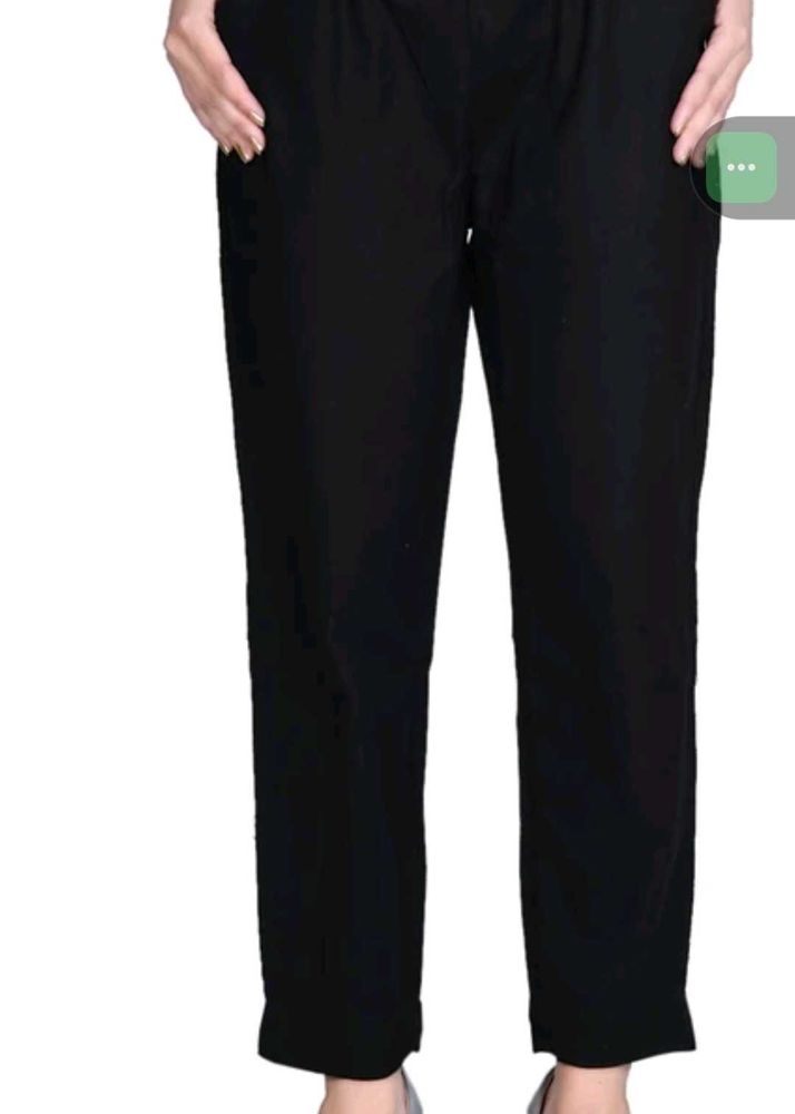 Black Straight Leg Pants