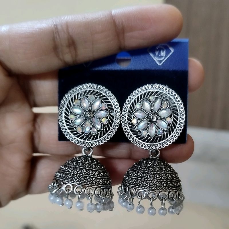 Oxidized Jhumaka