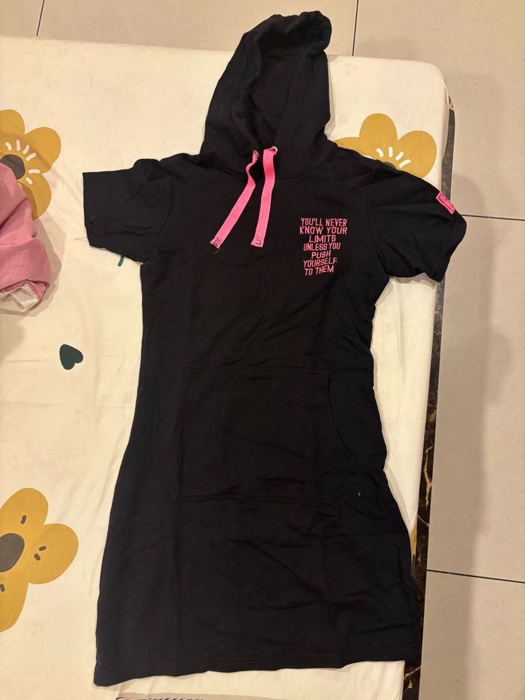 Black Hoodie Dress