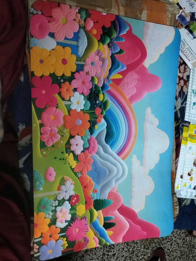 Rainbow Water Absorption Mat