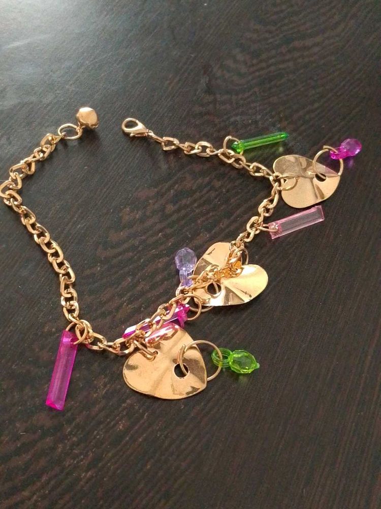 Gold Charm Bracelet