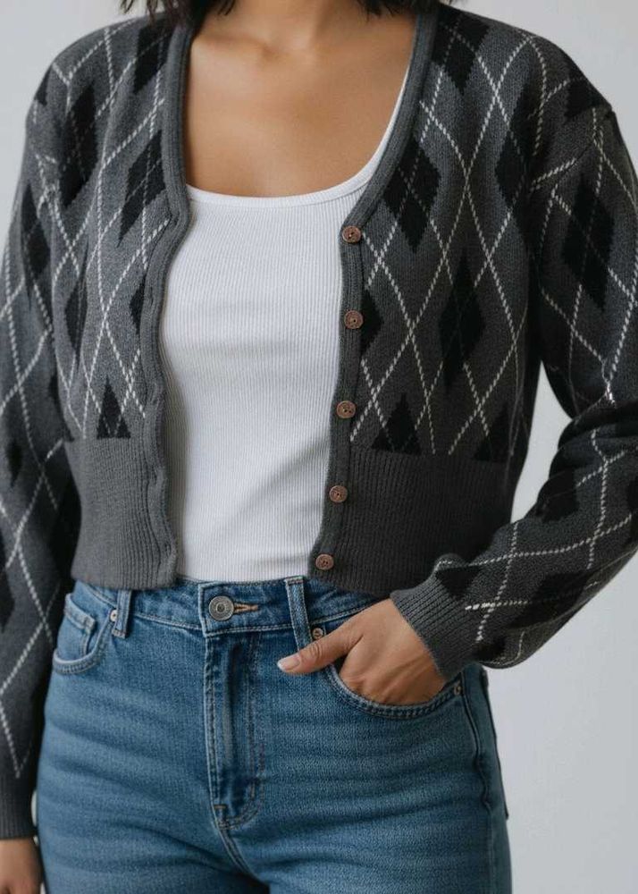 Argyle Cardigan