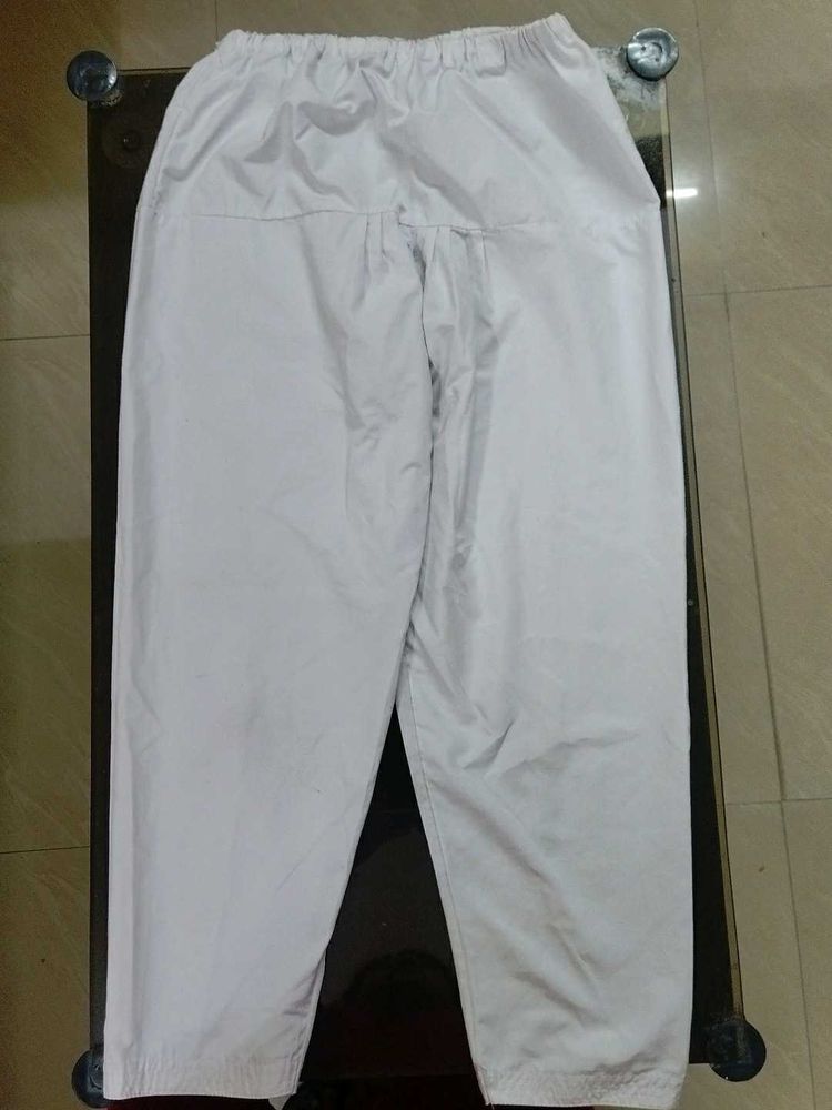 White Casual Dhoti Pant