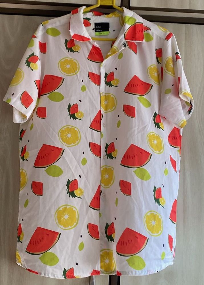 Funky Fruit Print Shirt