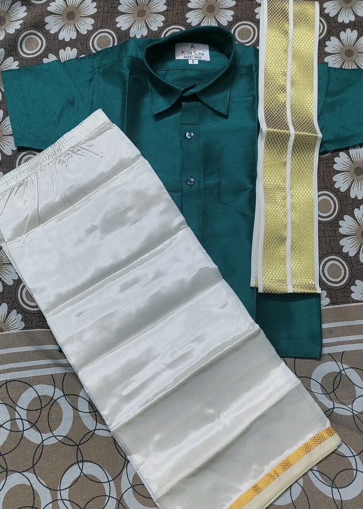 Shirt Vesti Set For Boys Upto 2 Years