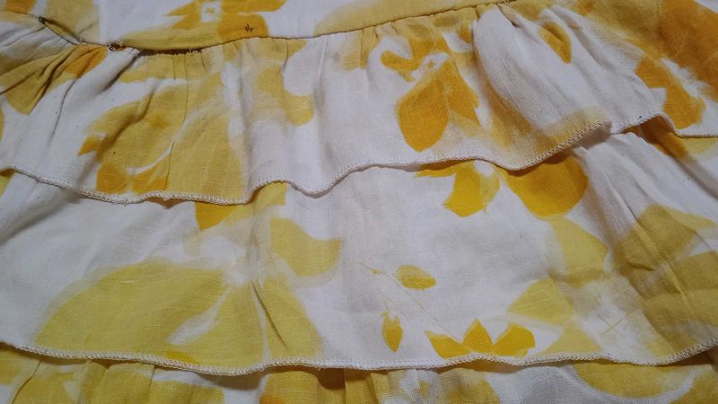 Floral Tiered Skirt
