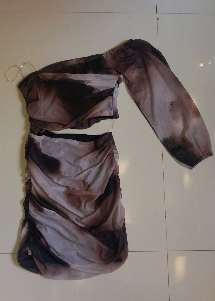 Trendy One-Shoulder Party Dress