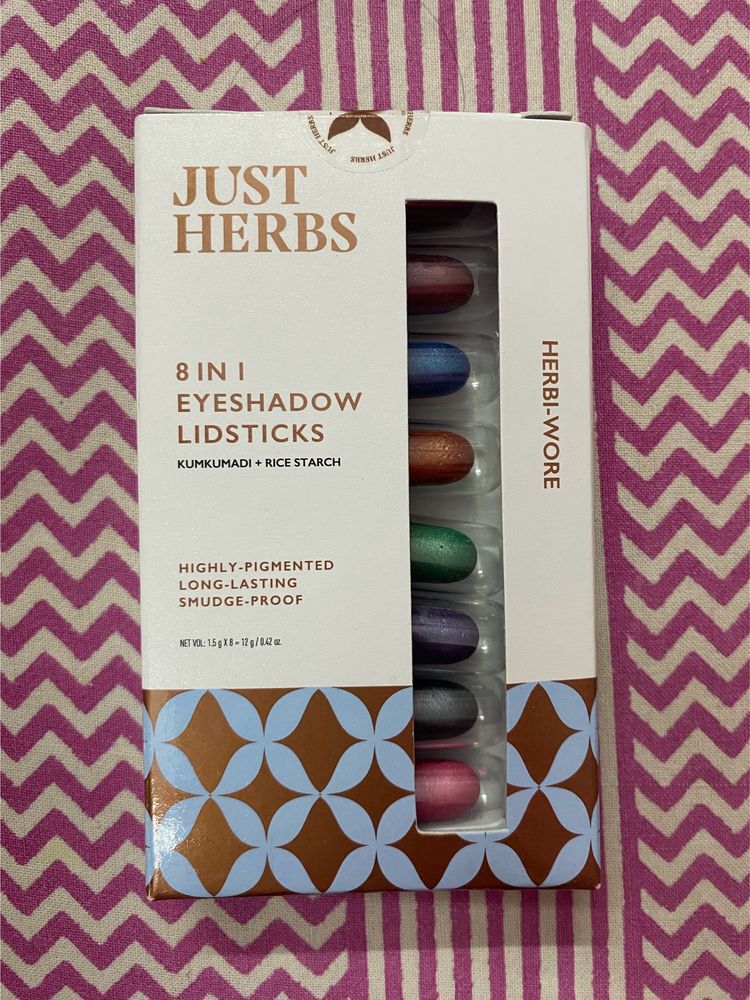 Just Herbs 8 in 1 Eyeshadow Lidsticks