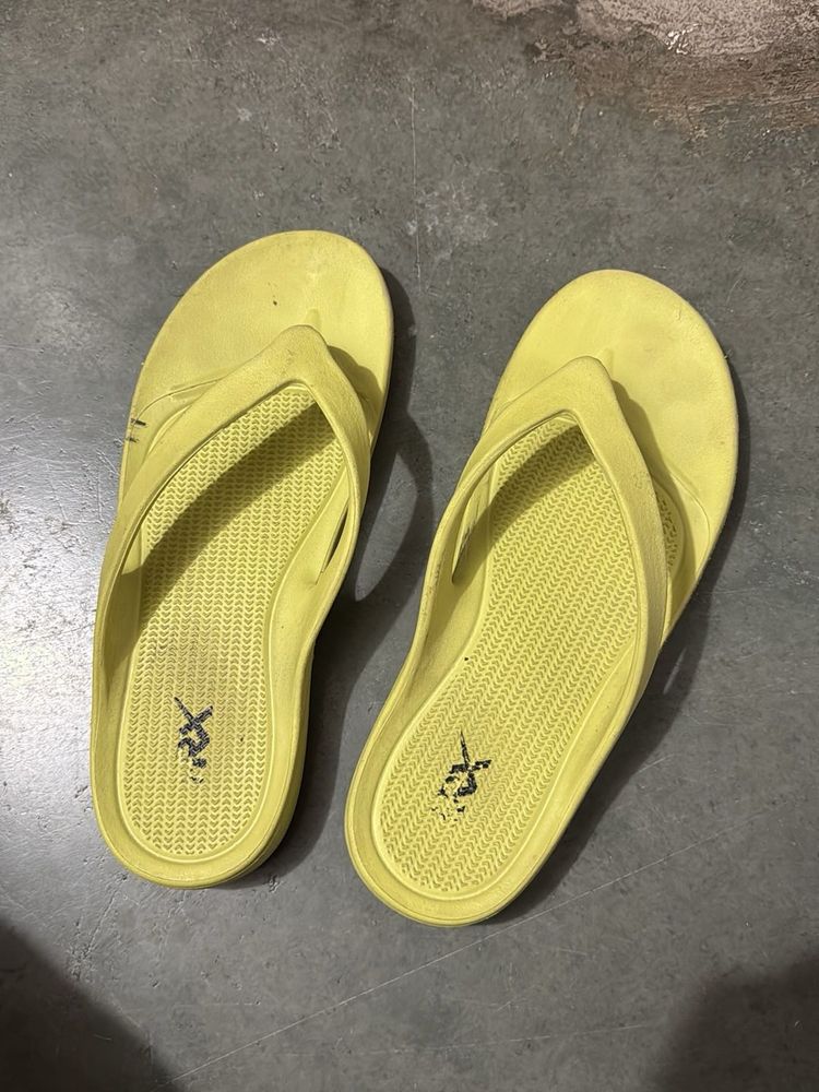 Yellow Flip Flops