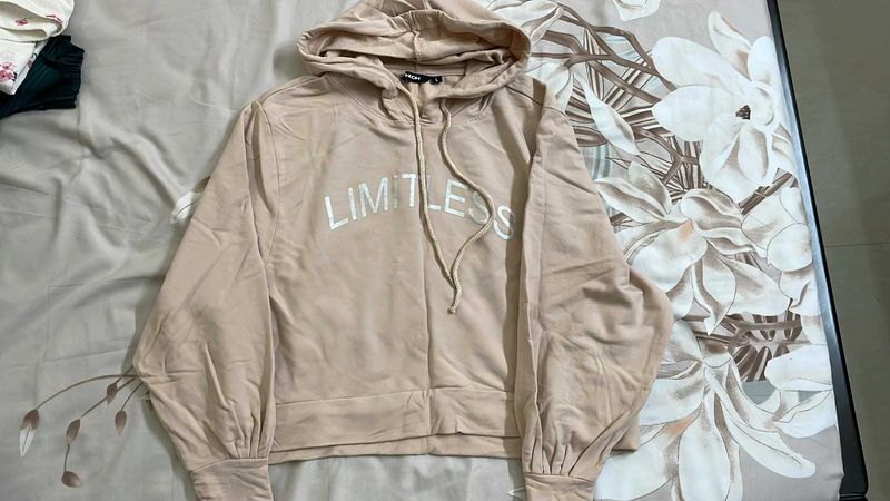 Limitless Beige Hoodie