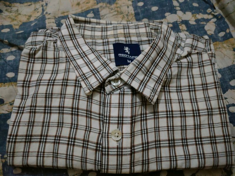 Red Tape Cotton Shirt