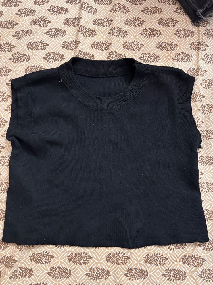 Sleeveless Knit Top