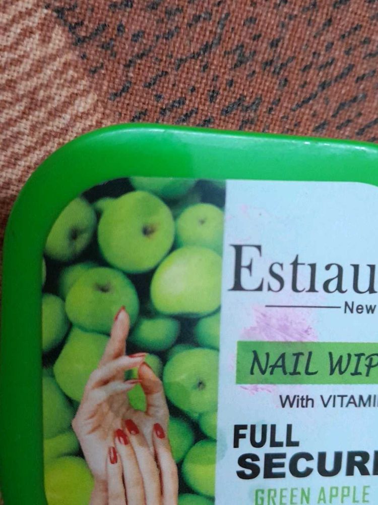 Estiau Nail Wipes - Green Apple Scent