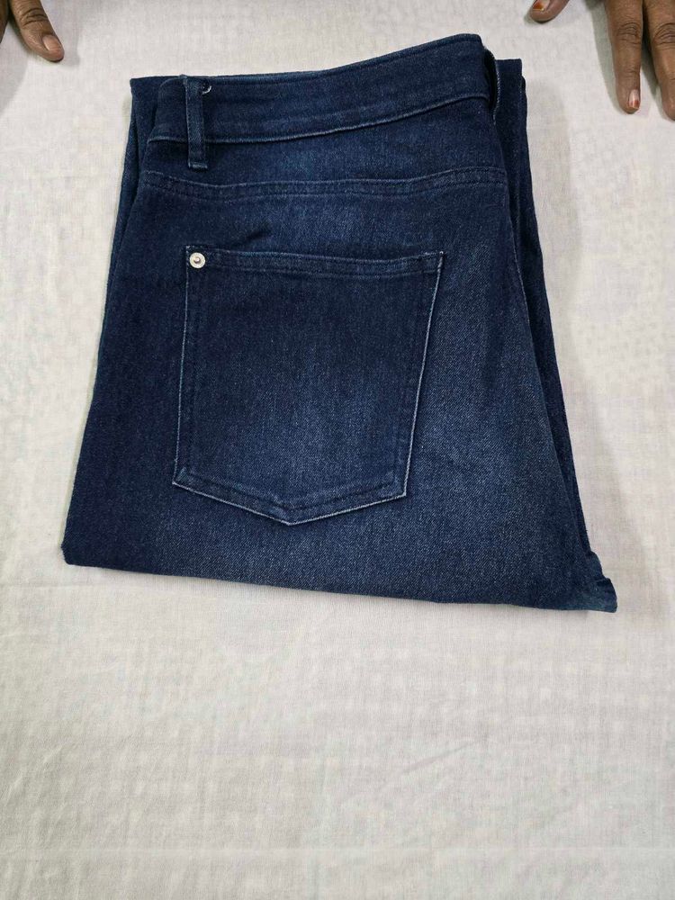 Dark Blue Denim Jeans