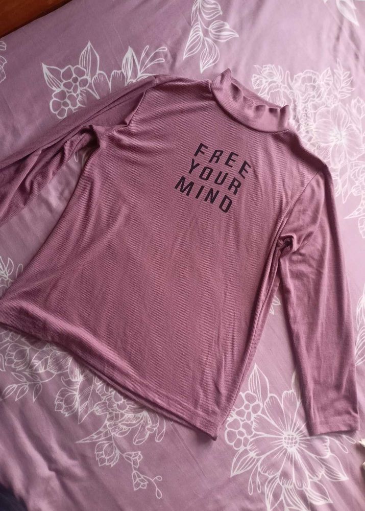 Long Sleeve turtle Neck T shirt