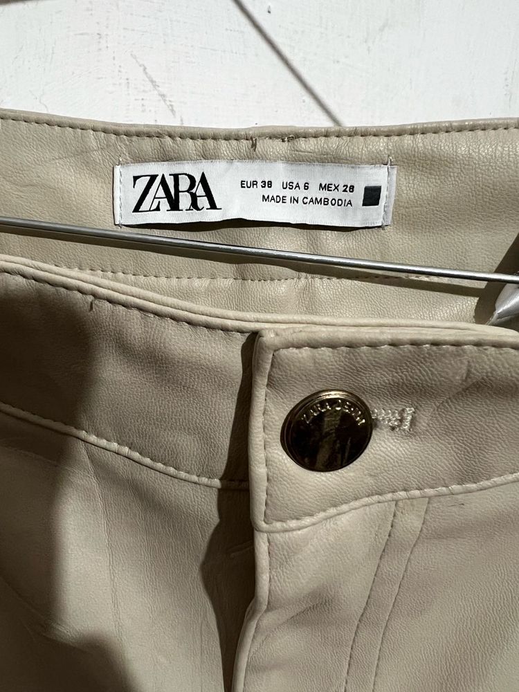 Zara Faux Leather Pants