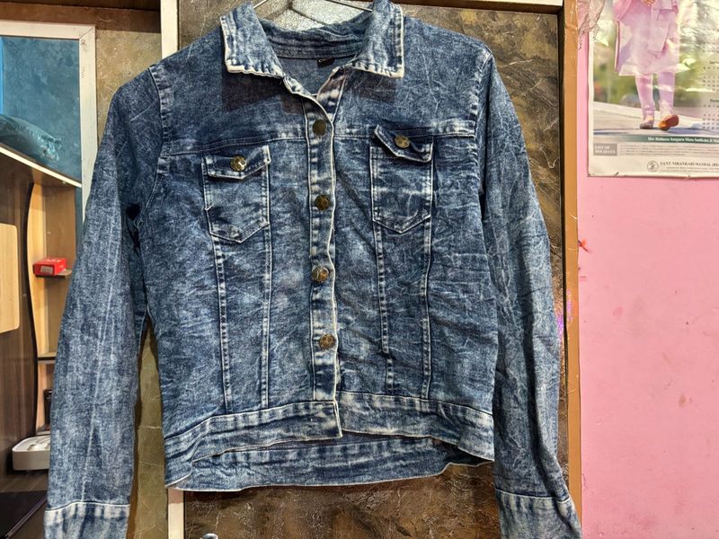 Acid Wash Denim Jacket