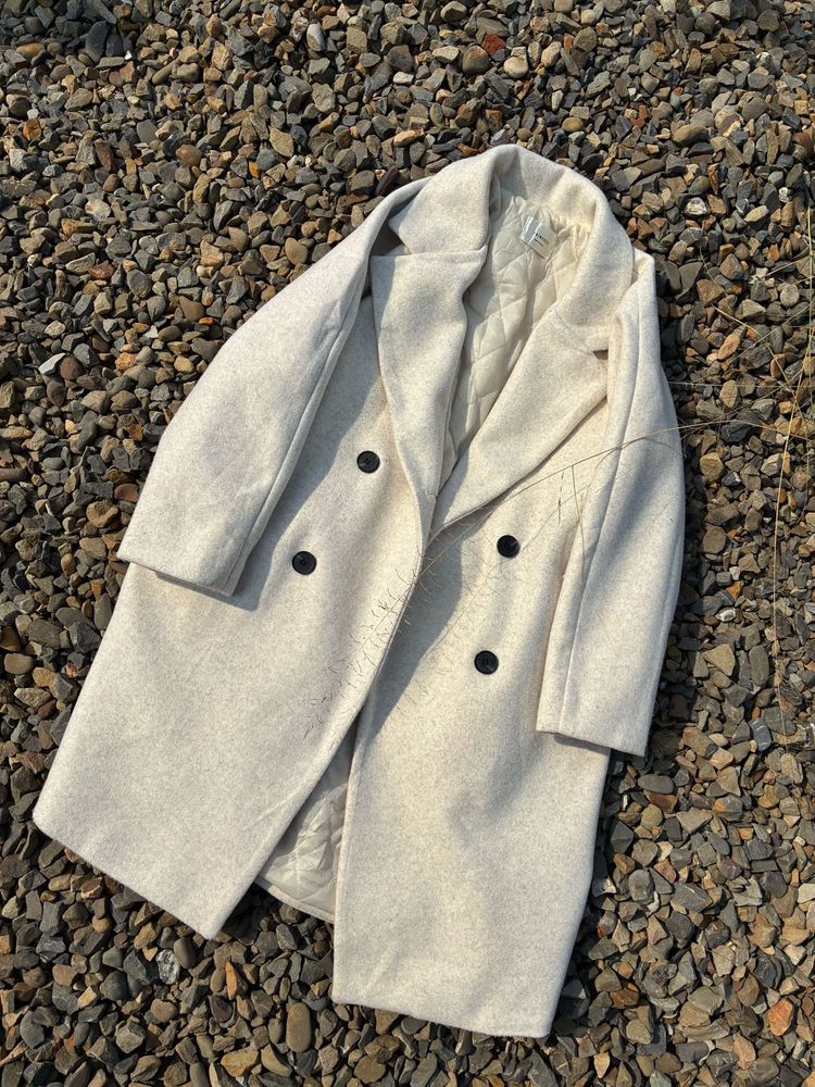 Elegant Cream Trench Coat