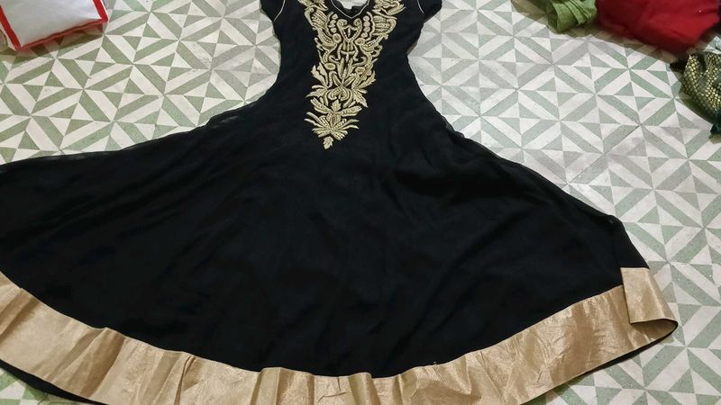 Elegant Black Ethnic Gown