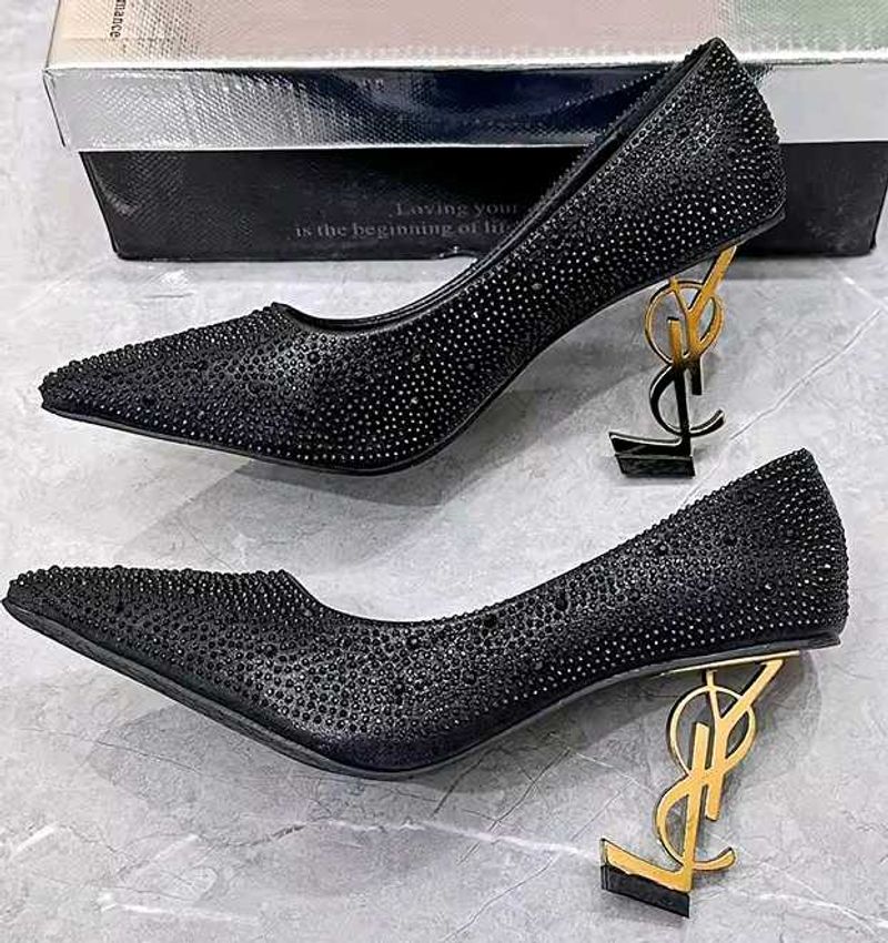 YSL GLITTER HEELS ALL SIZE