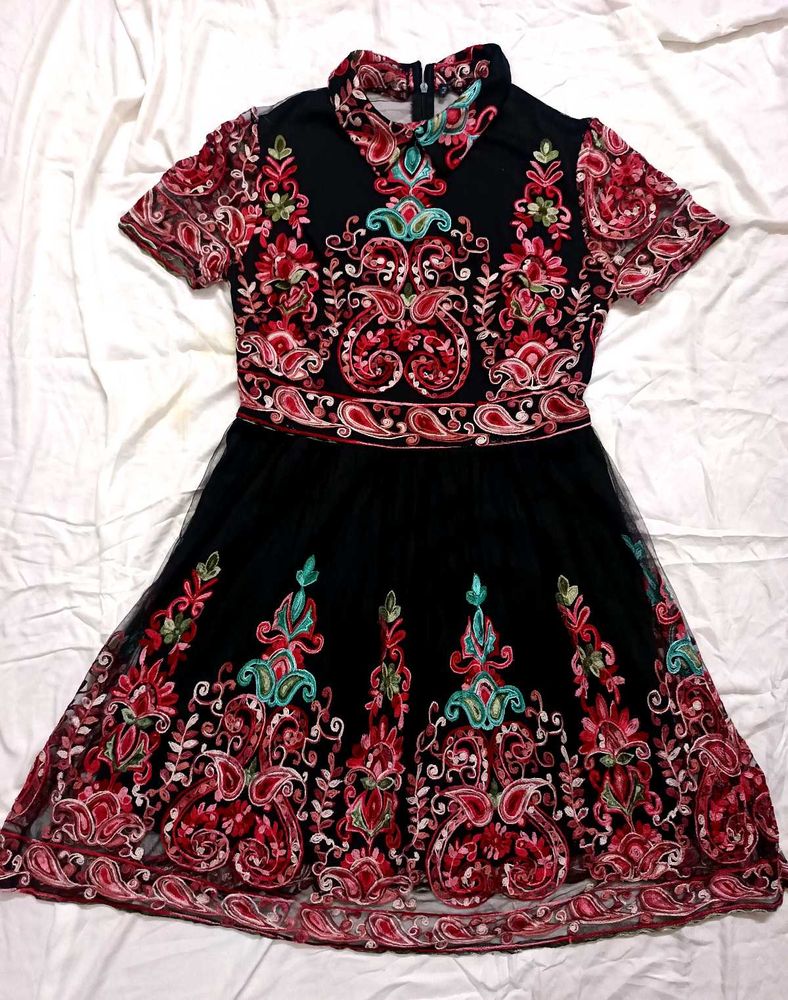 Elegant Embroidered Dress