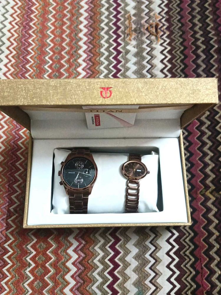 Titan Couple Watches - His &amp; Hers