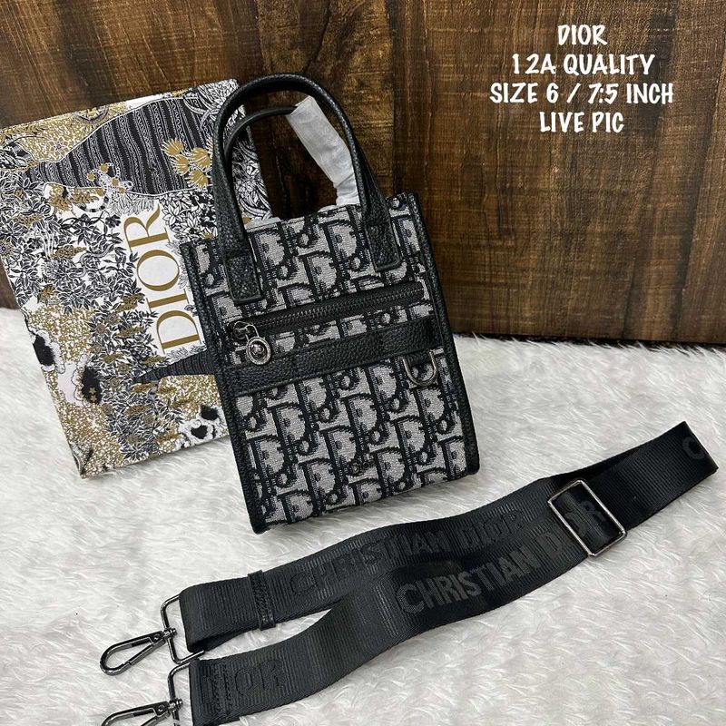 DIOR SAFARI NORTH SOUTH MINI TOTE BAG