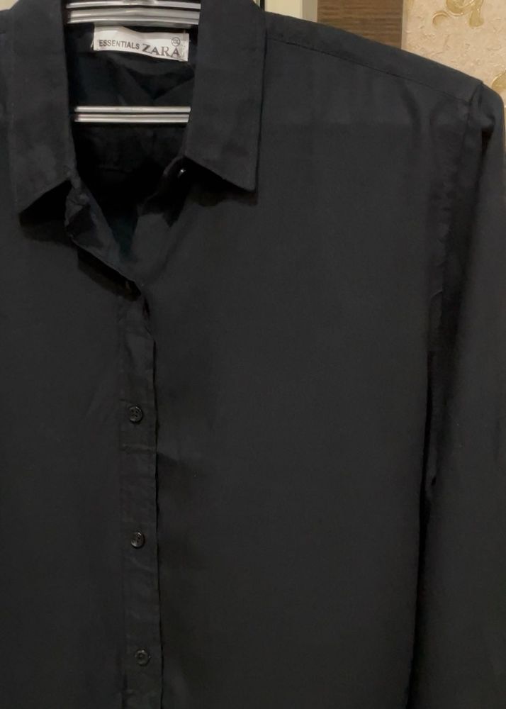 Zara dupe Black Shirt