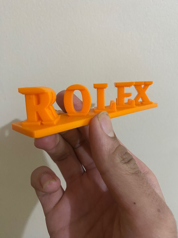 Customized 3d Printed Flip Name