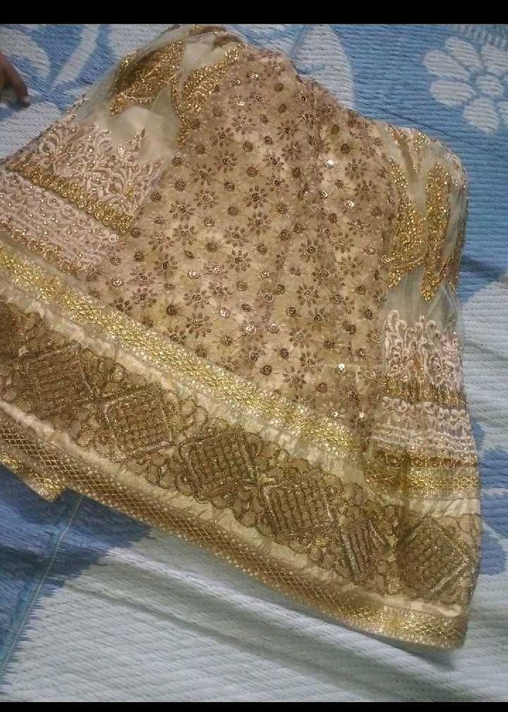 Golden Embellished Dupatta