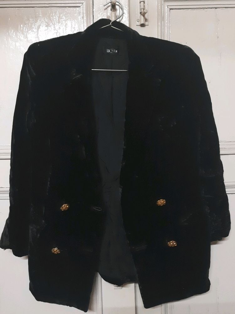 Black Velvet Coat
