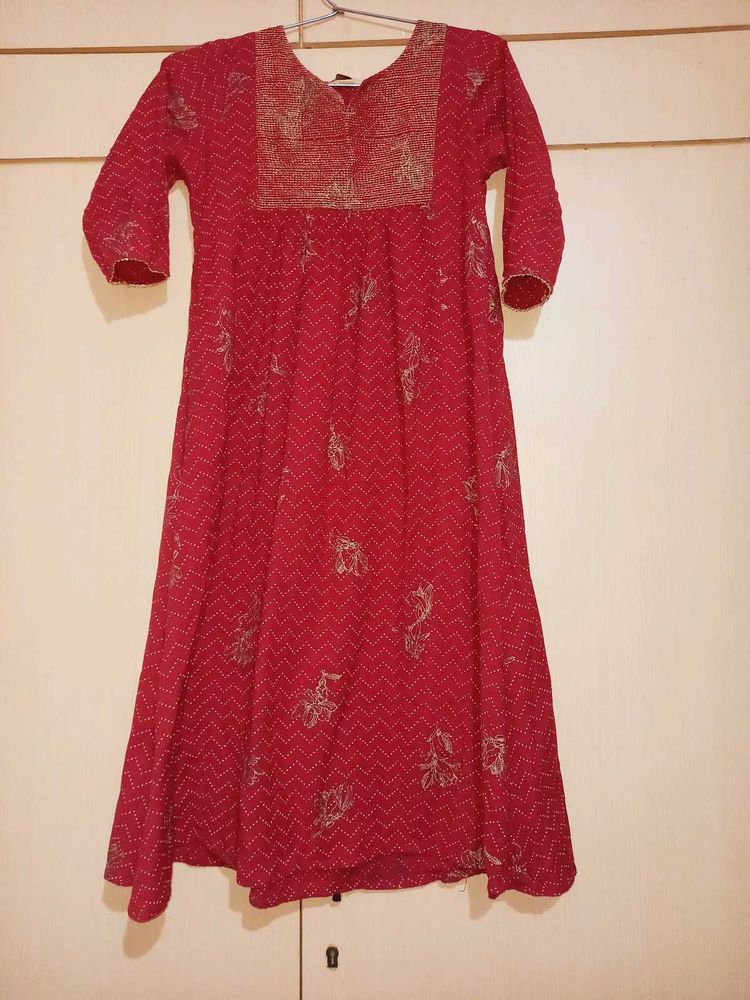 Red Kurta