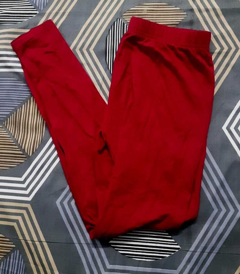 Dark Red Leggings
